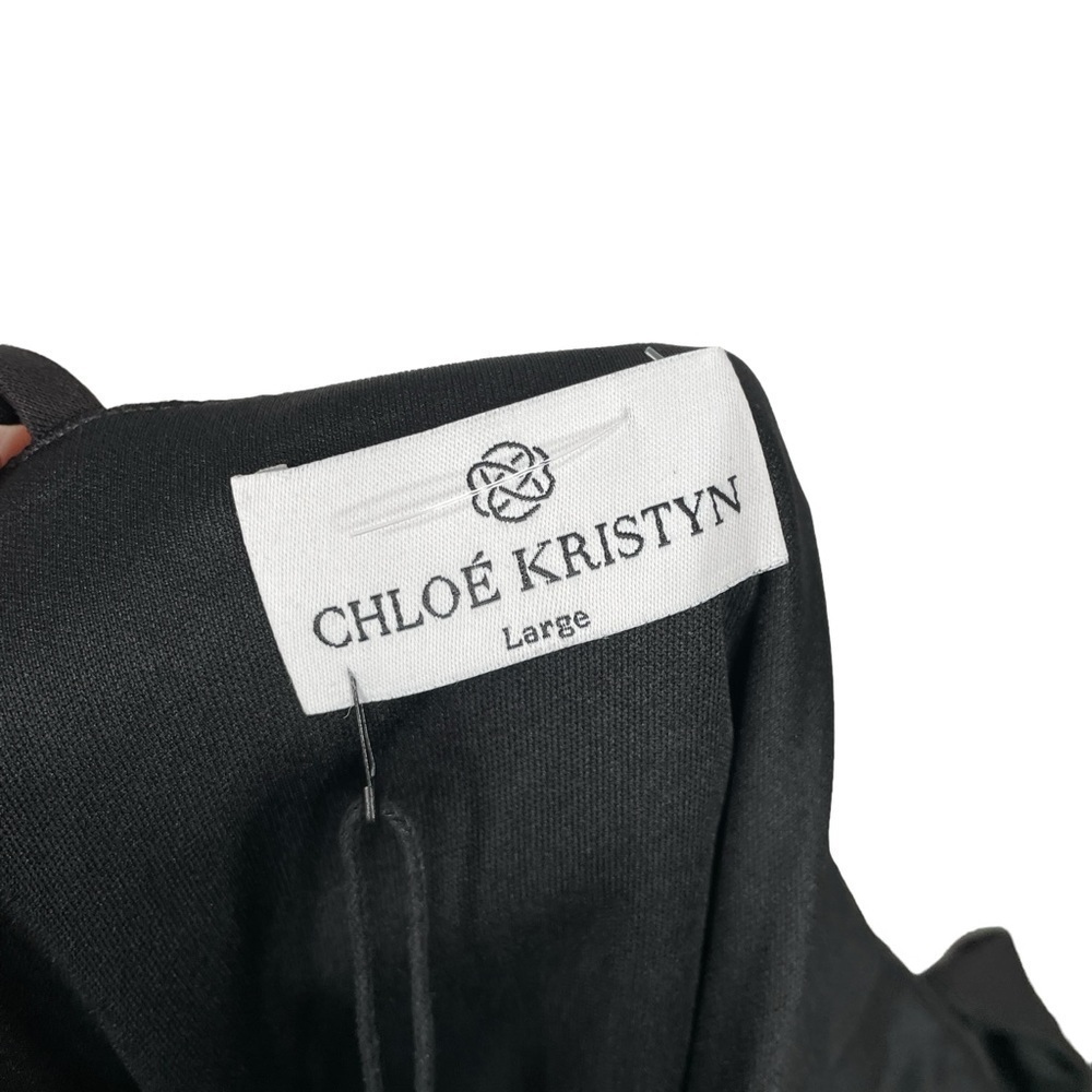 Chloe Kristyn Nicole Black Cutout One Shoulder Dress - Picture 11 of 11